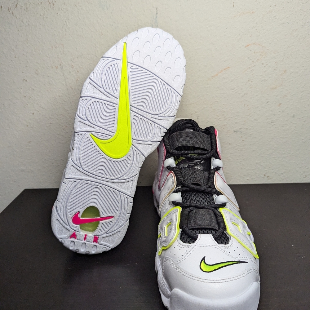 Nike Women's Air More Uptempo Electric Sneakers Shoes FD0865 100 - Picture 7 of 10